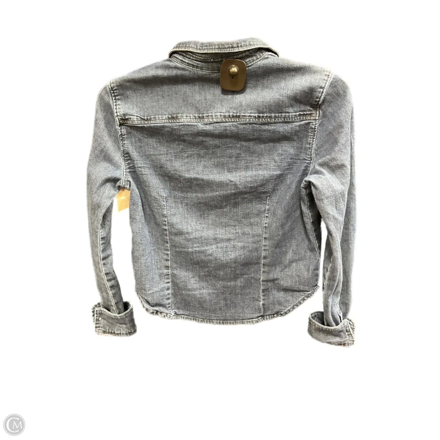 Blouse Long Sleeve By Gap In Navy, Size: Xs