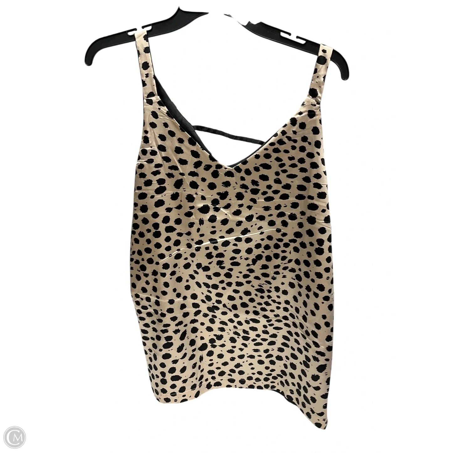 Top Sleeveless By Serra In Animal Print, Size: L