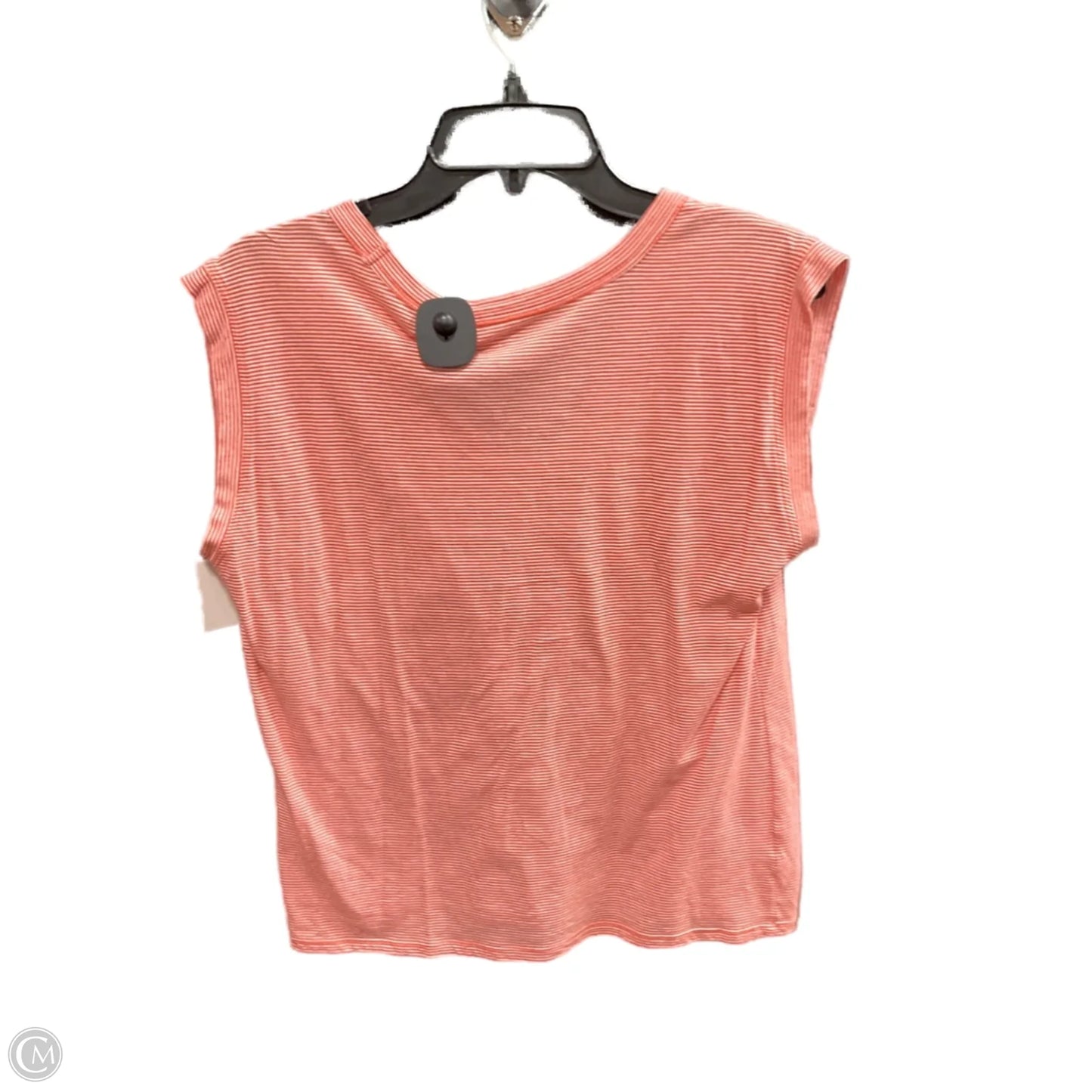 Top Sleeveless By Loft In Striped Pattern, Size: M