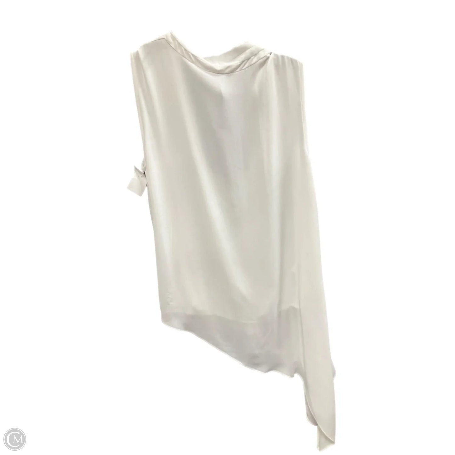 Top Sleeveless By Bcbgmaxazria In White, Size: S