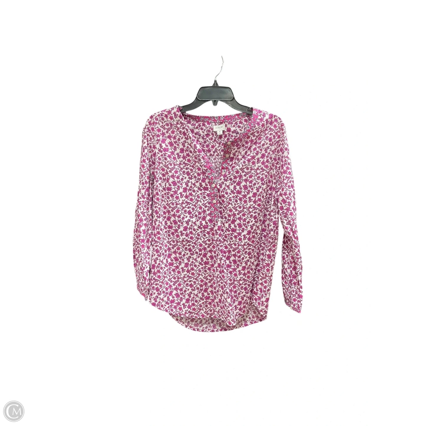 Top Long Sleeve By J. Crew In Purple, Size: M