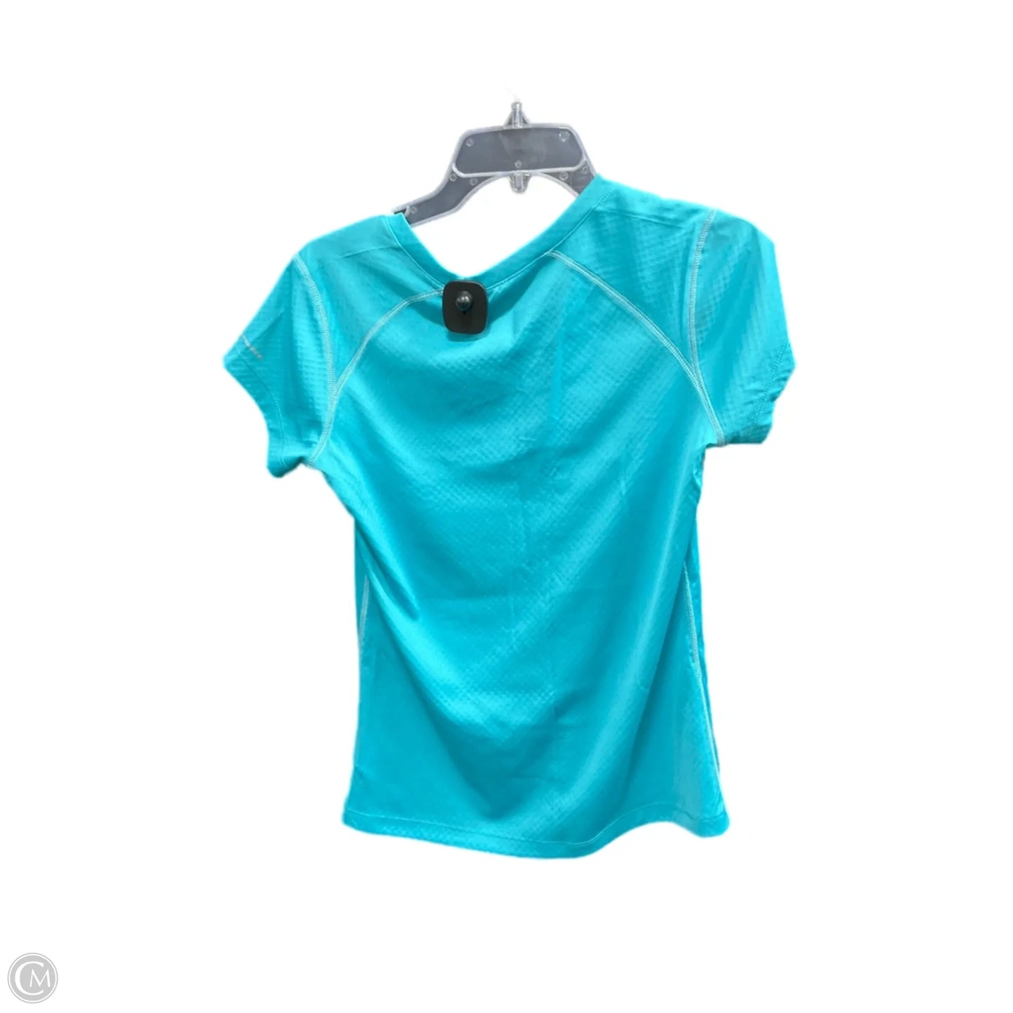 Athletic Top Short Sleeve By Columbia In Blue, Size: S