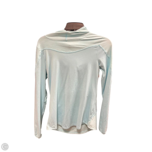 Athletic Top Long Sleeve Hoodie By Jockey In Blue, Size: S