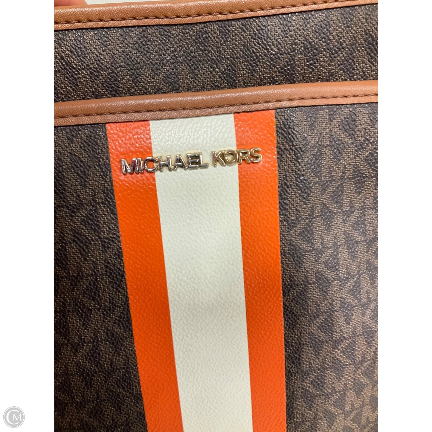 Crossbody Designer By Michael Kors, Size: Medium