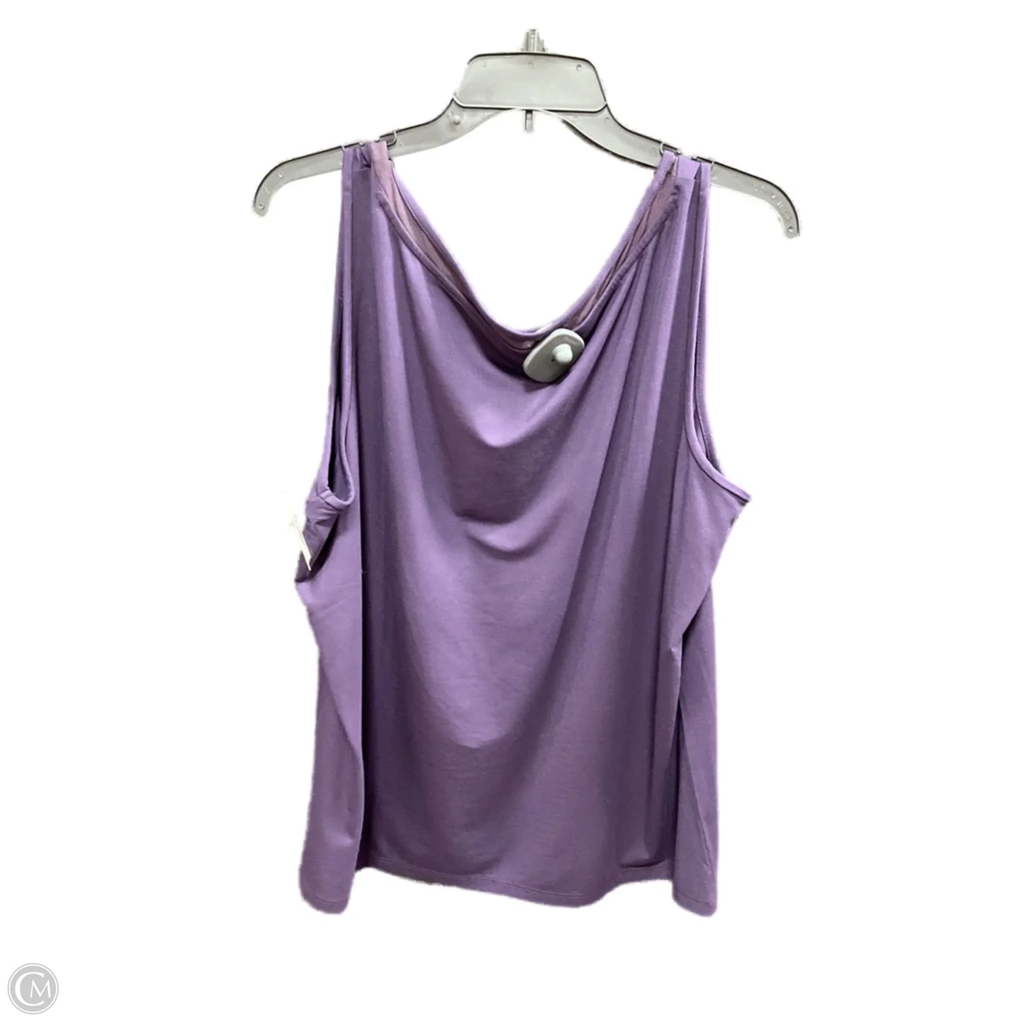 Top Sleeveless By Talbots In Purple, Size: 2x