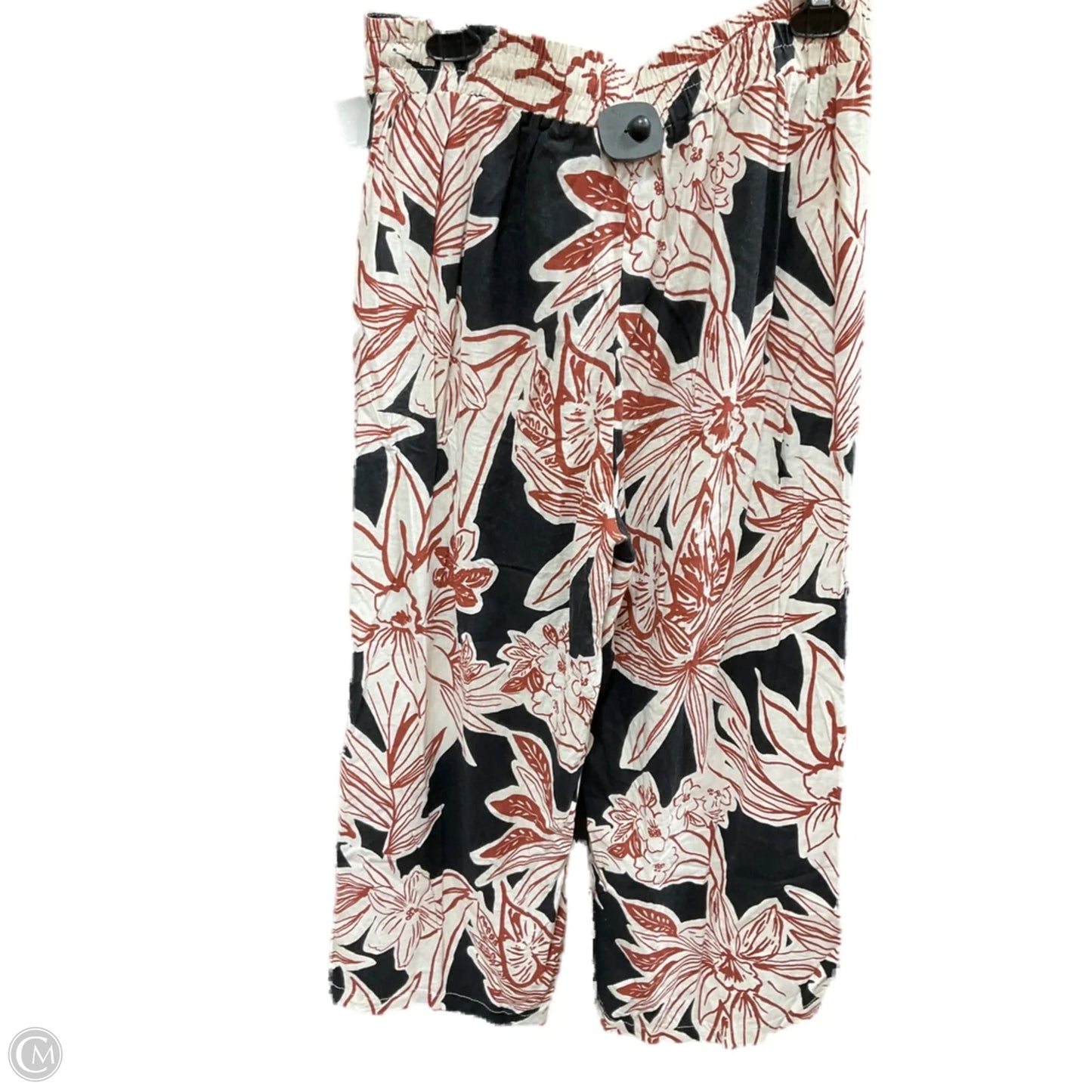 Pants Linen By Rachel Zoe In Black & Brown, Size: M