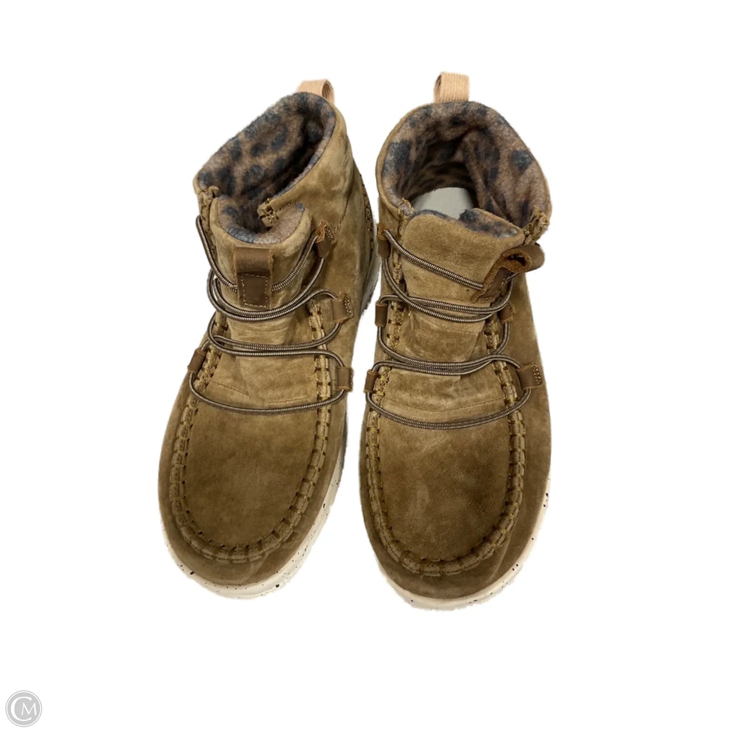 Shoes Sneakers By Hey Dude In Tan, Size: 7
