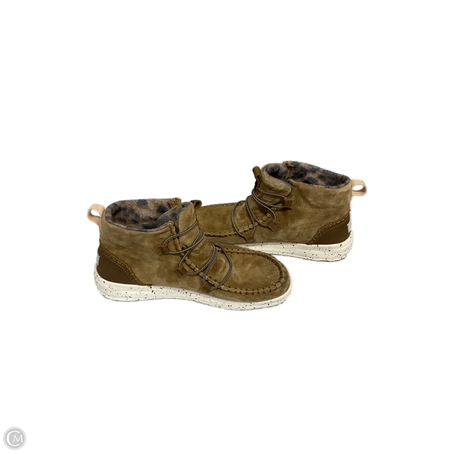 Shoes Sneakers By Hey Dude In Tan, Size: 7