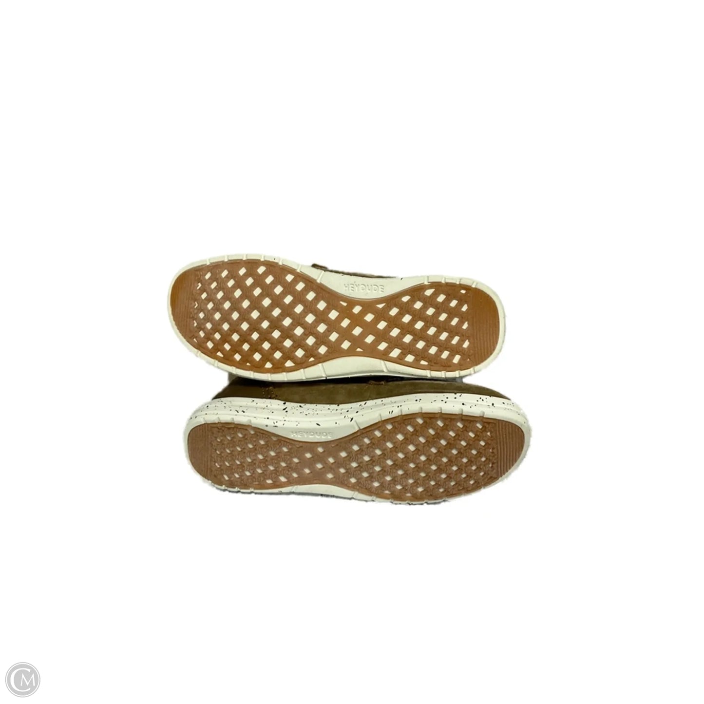 Shoes Sneakers By Hey Dude In Tan, Size: 7