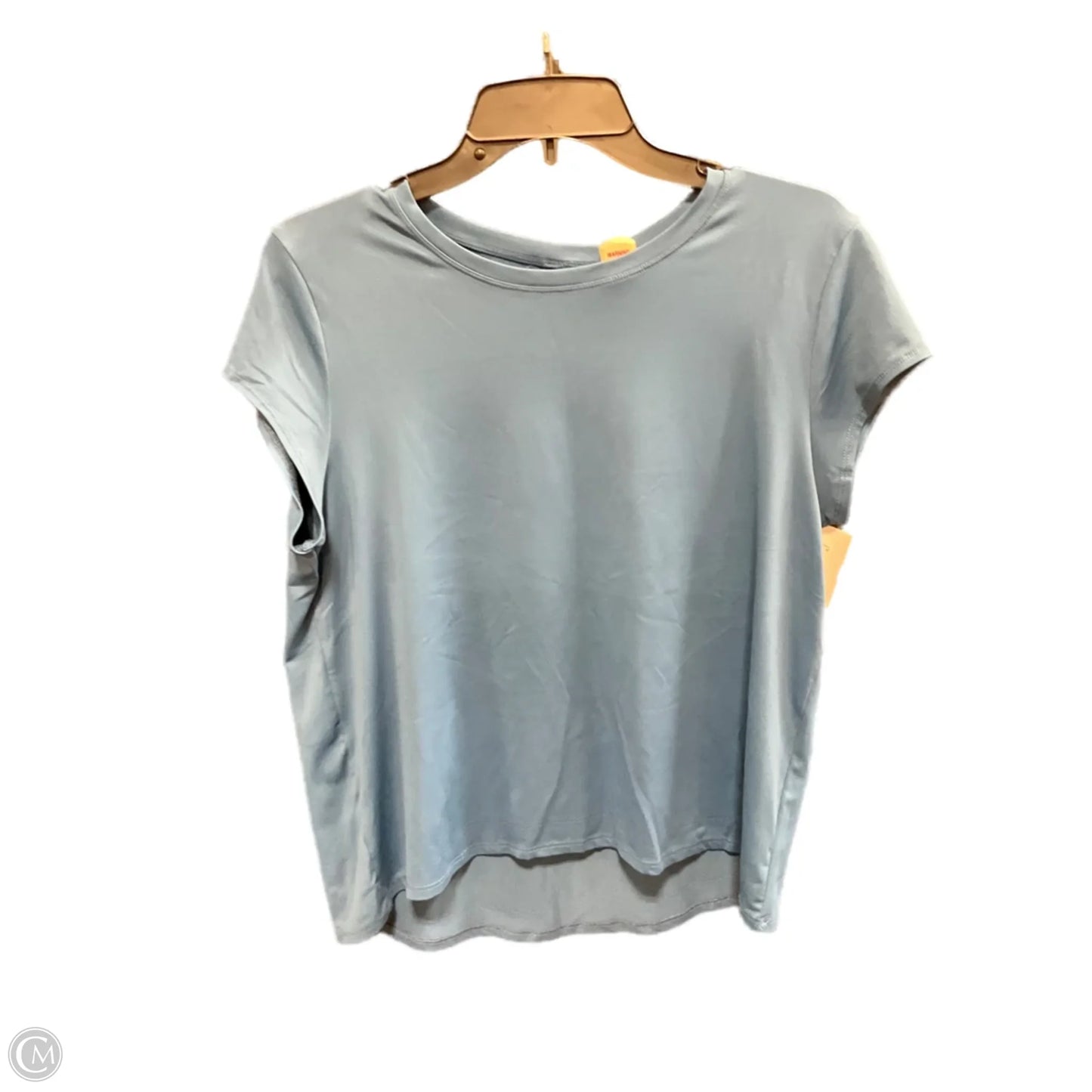 Athletic Top Short Sleeve By Kyodan In Blue, Size: L