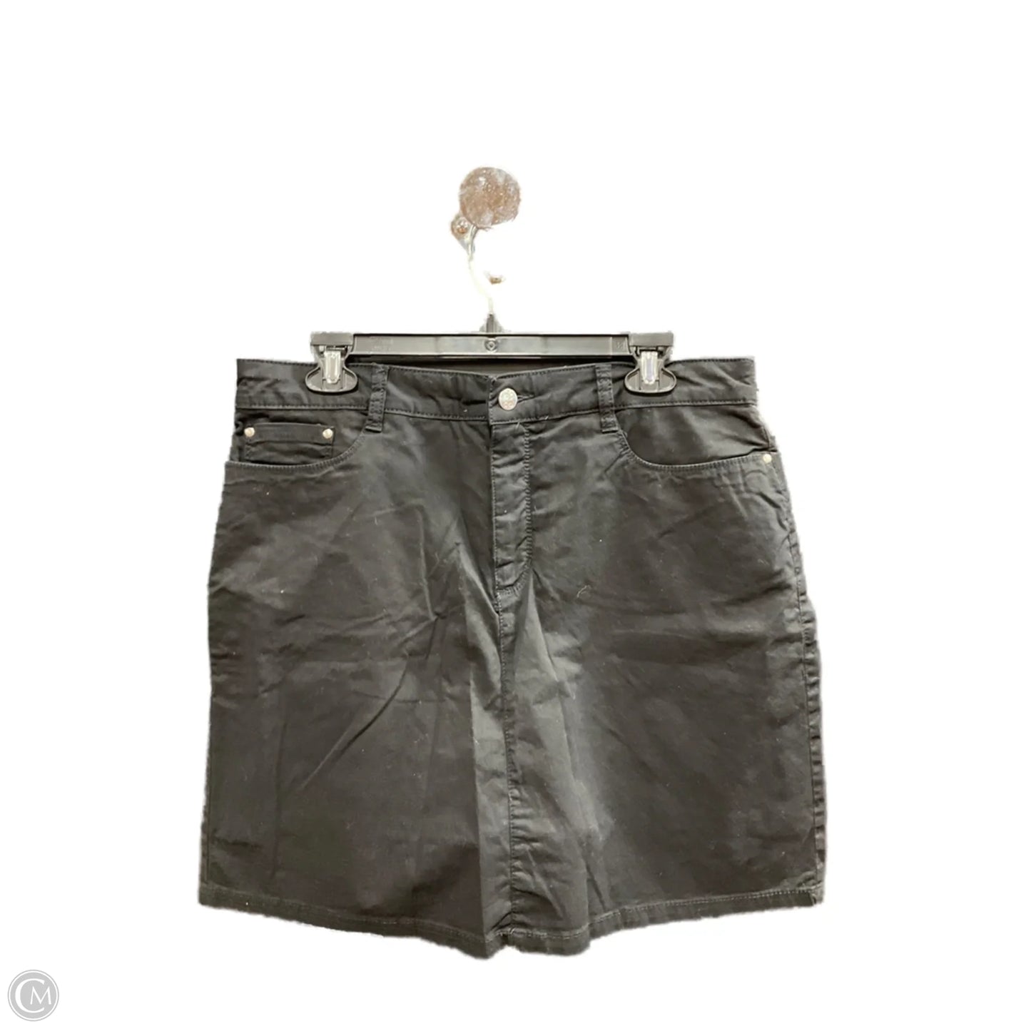 Skort By Croft And Barrow In Black, Size: 12