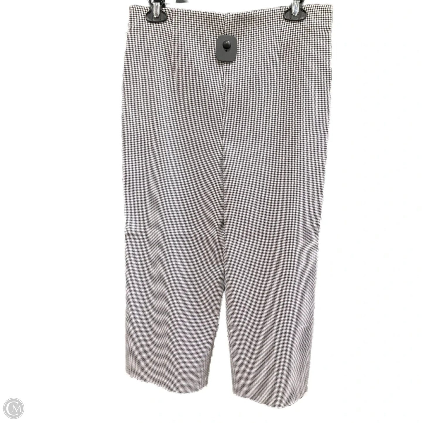 Pants Wide Leg By Jules & Leopold In Black & White, Size: M