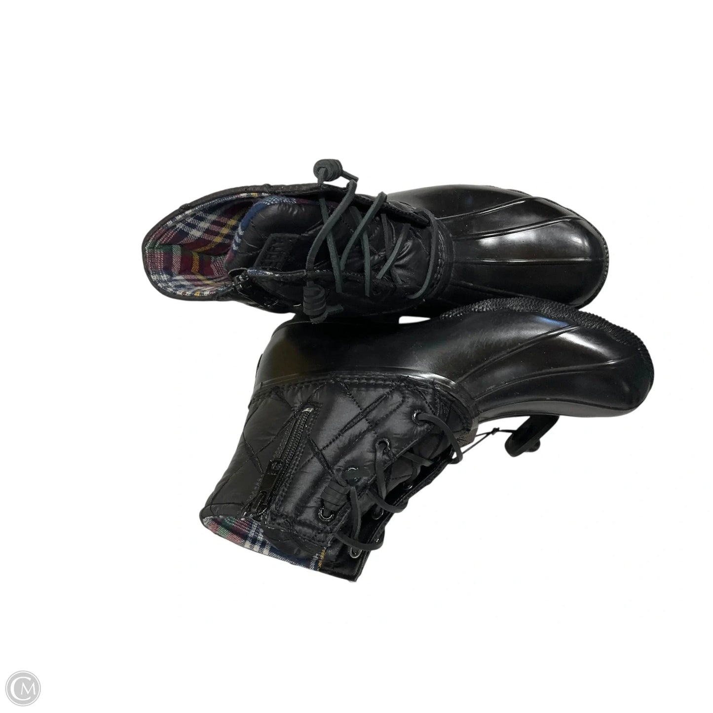 Boots Ankle Flats By Sperry In Black, Size: 9