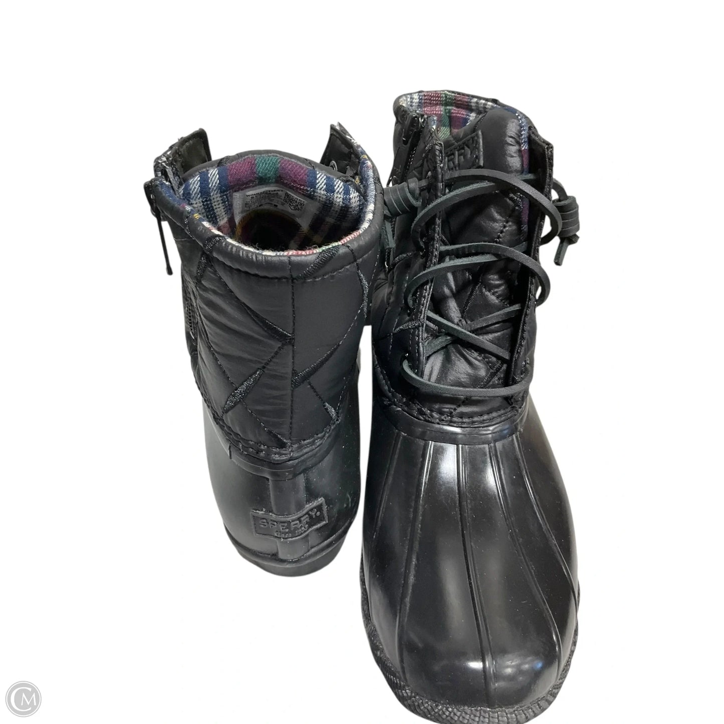 Boots Ankle Flats By Sperry In Black, Size: 9