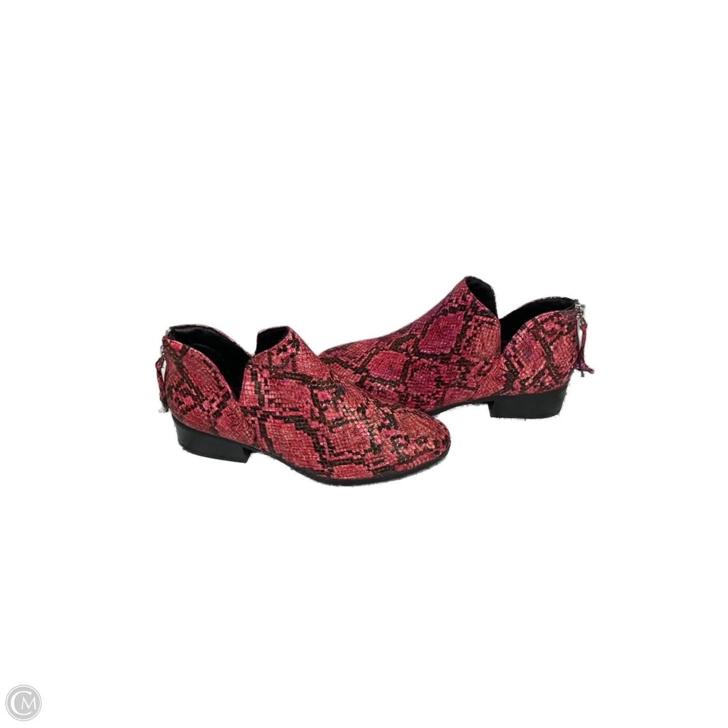 Boots Ankle Heels By Kenneth Cole Reaction In Animal Print, Size: 7