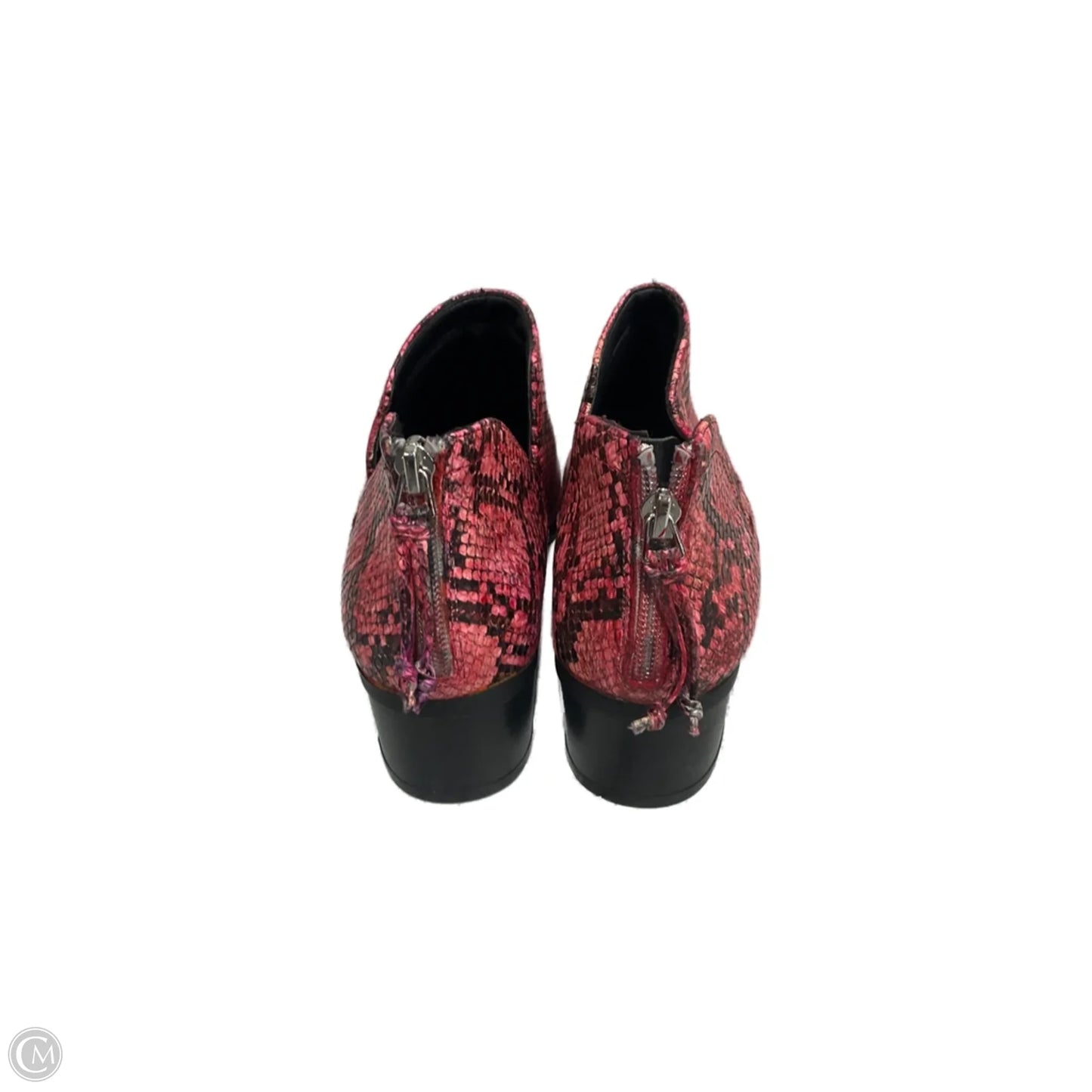 Boots Ankle Heels By Kenneth Cole Reaction In Animal Print, Size: 7