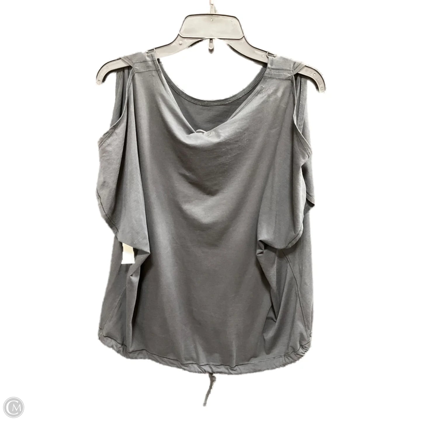 Athletic Top Short Sleeve By Lululemon In Black, Size: 8