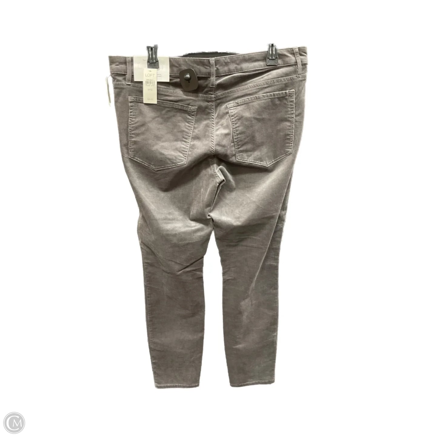 Pants Corduroy By Loft In Grey, Size: 12