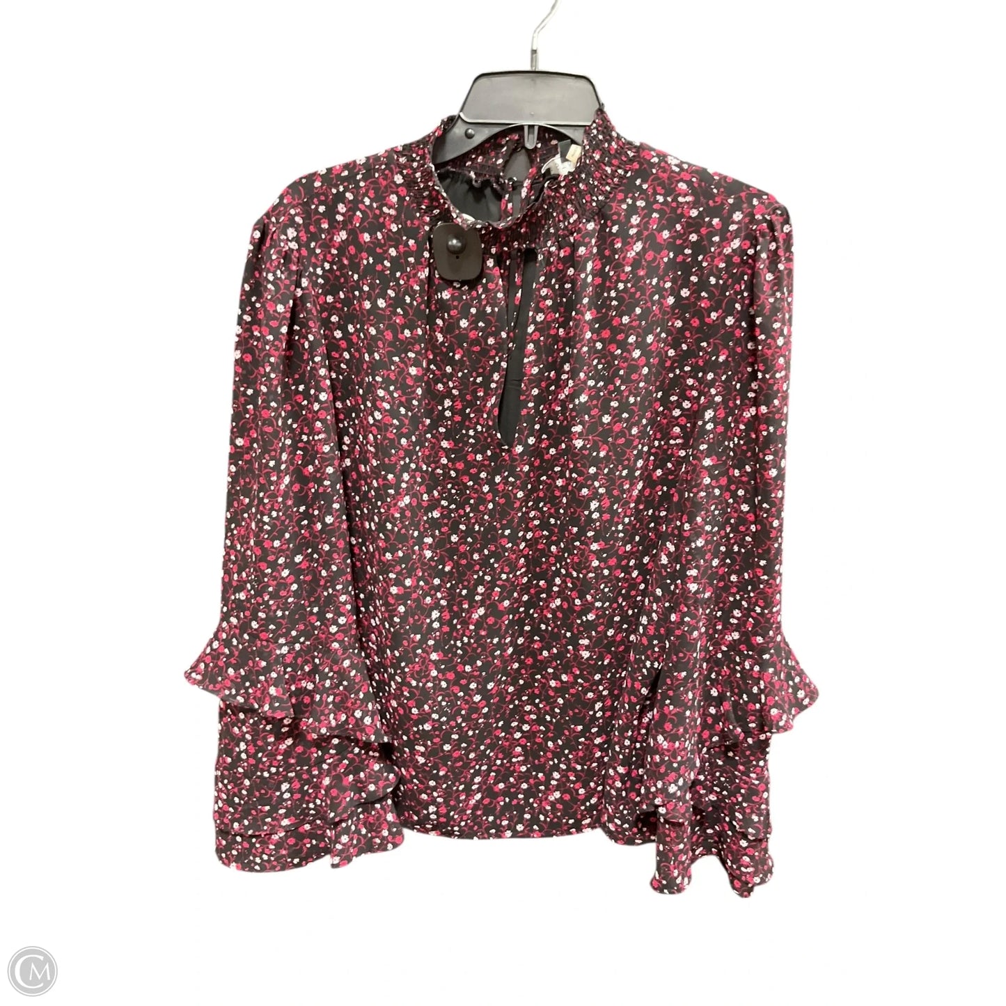 Top Long Sleeve By 1.state In Floral Print, Size: Xl