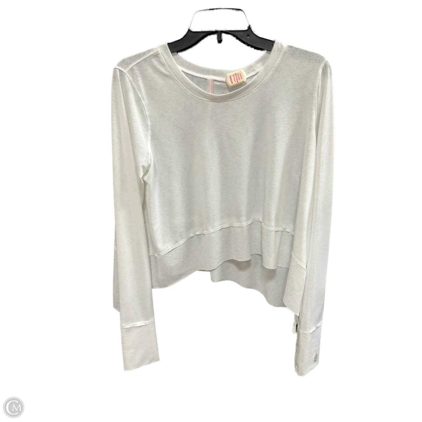 Top Long Sleeve By Free People In White, Size: L