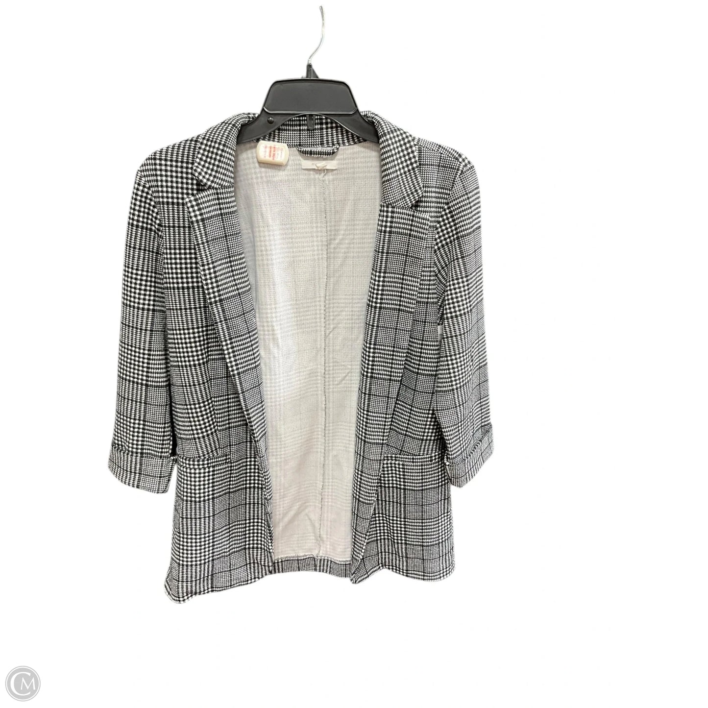 Blazer By Maurices In Black & White, Size: M