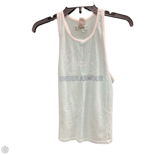 Athletic Tank Top By Under Armour In Teal, Size: S