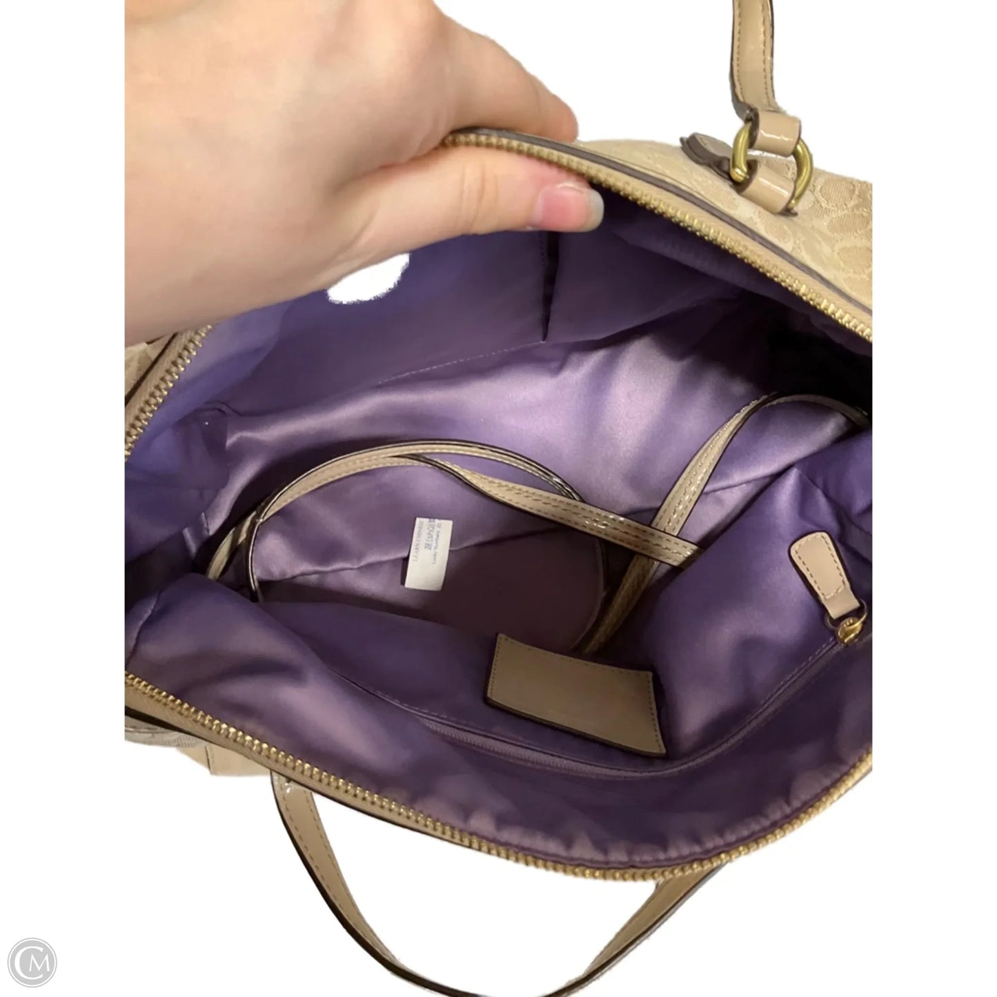 Crossbody Designer By Coach, Size: Medium