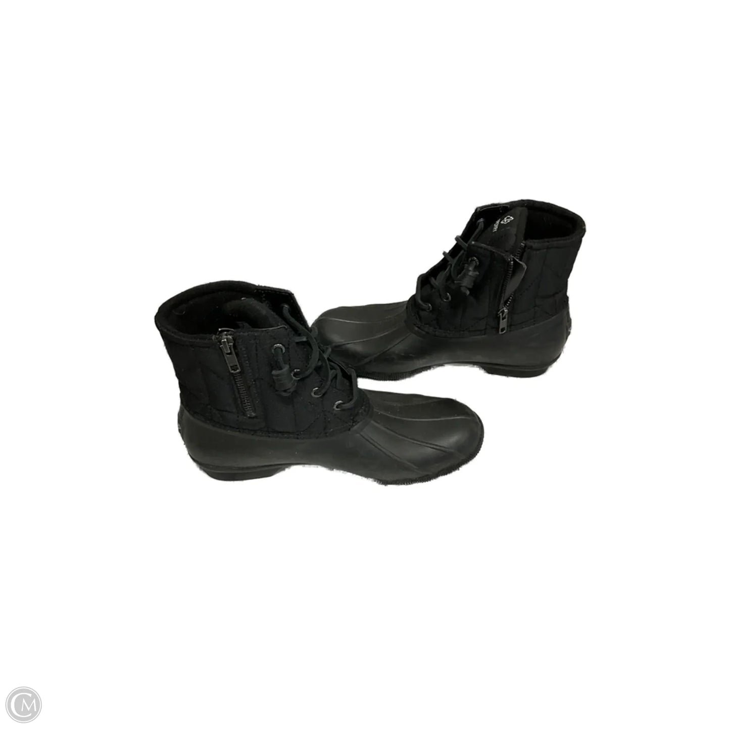 Boots Ankle Flats By Sperry In Black, Size: 8.5