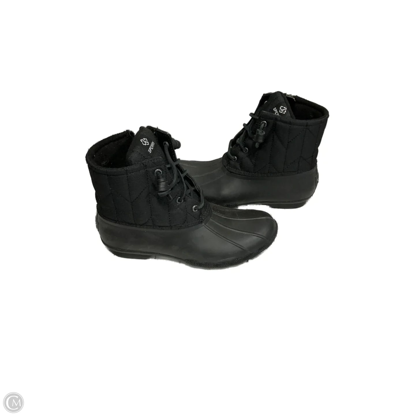 Boots Ankle Flats By Sperry In Black, Size: 8.5