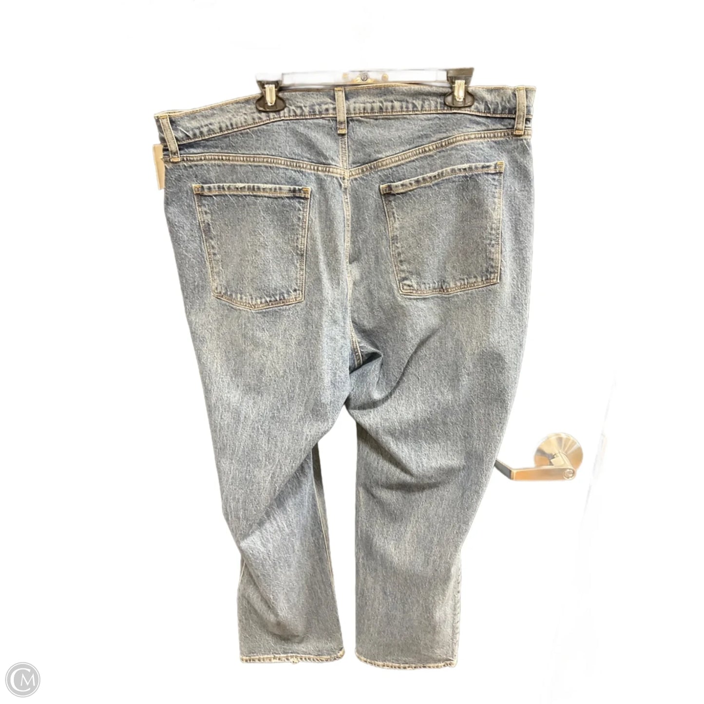 Jeans Straight By Old Navy In Blue Denim, Size: 18