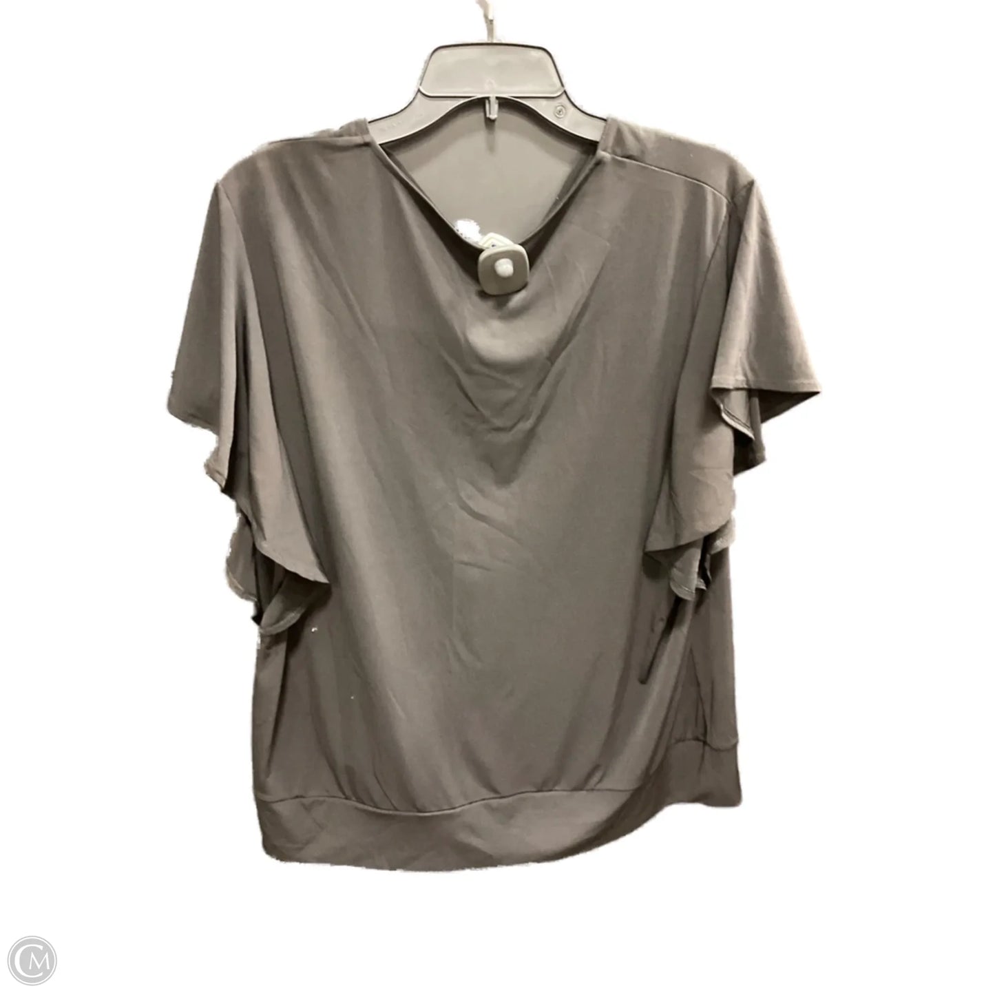 Top Short Sleeve By Chicos In Black, Size: Xl