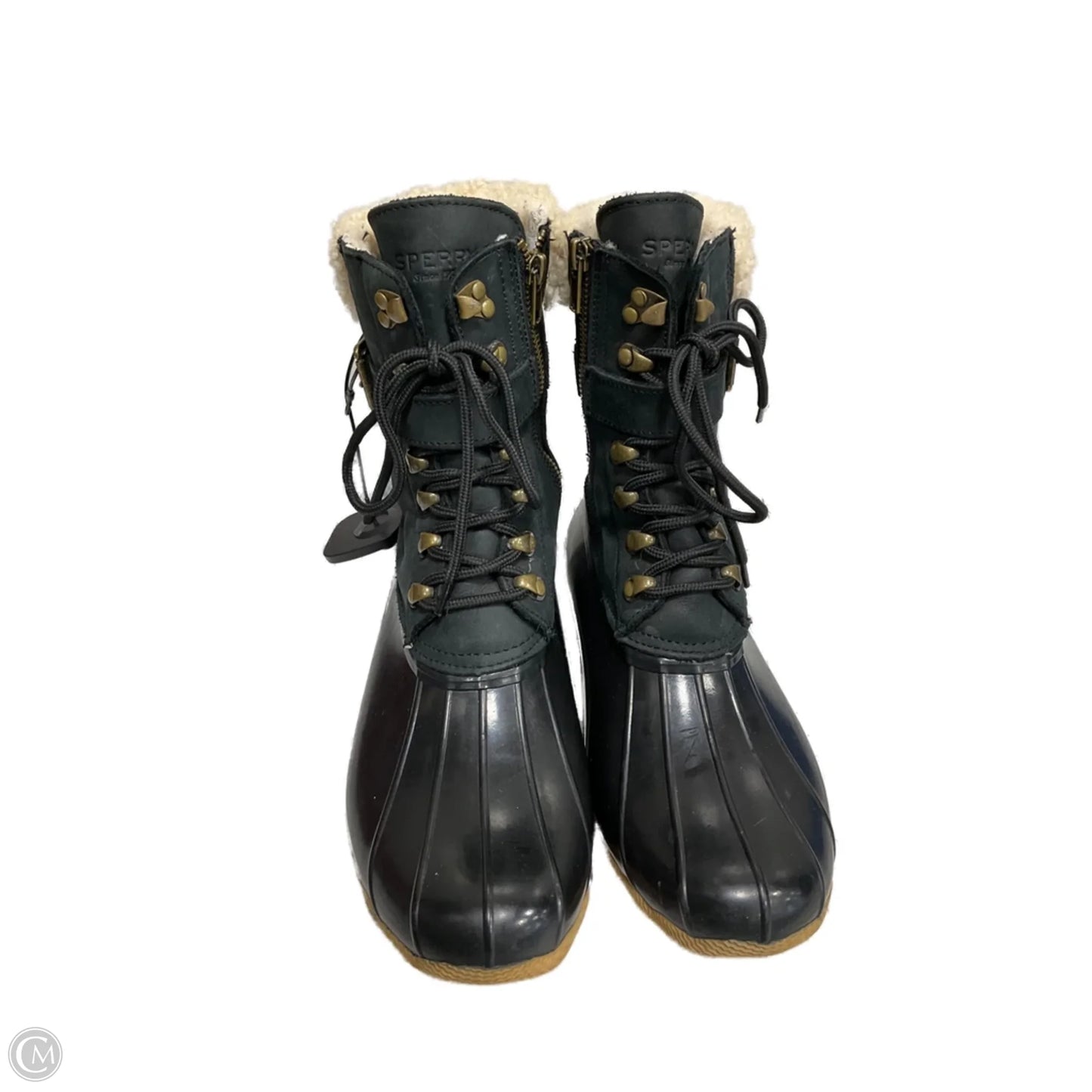 Boots Ankle Flats By Sperry In Black, Size: 9