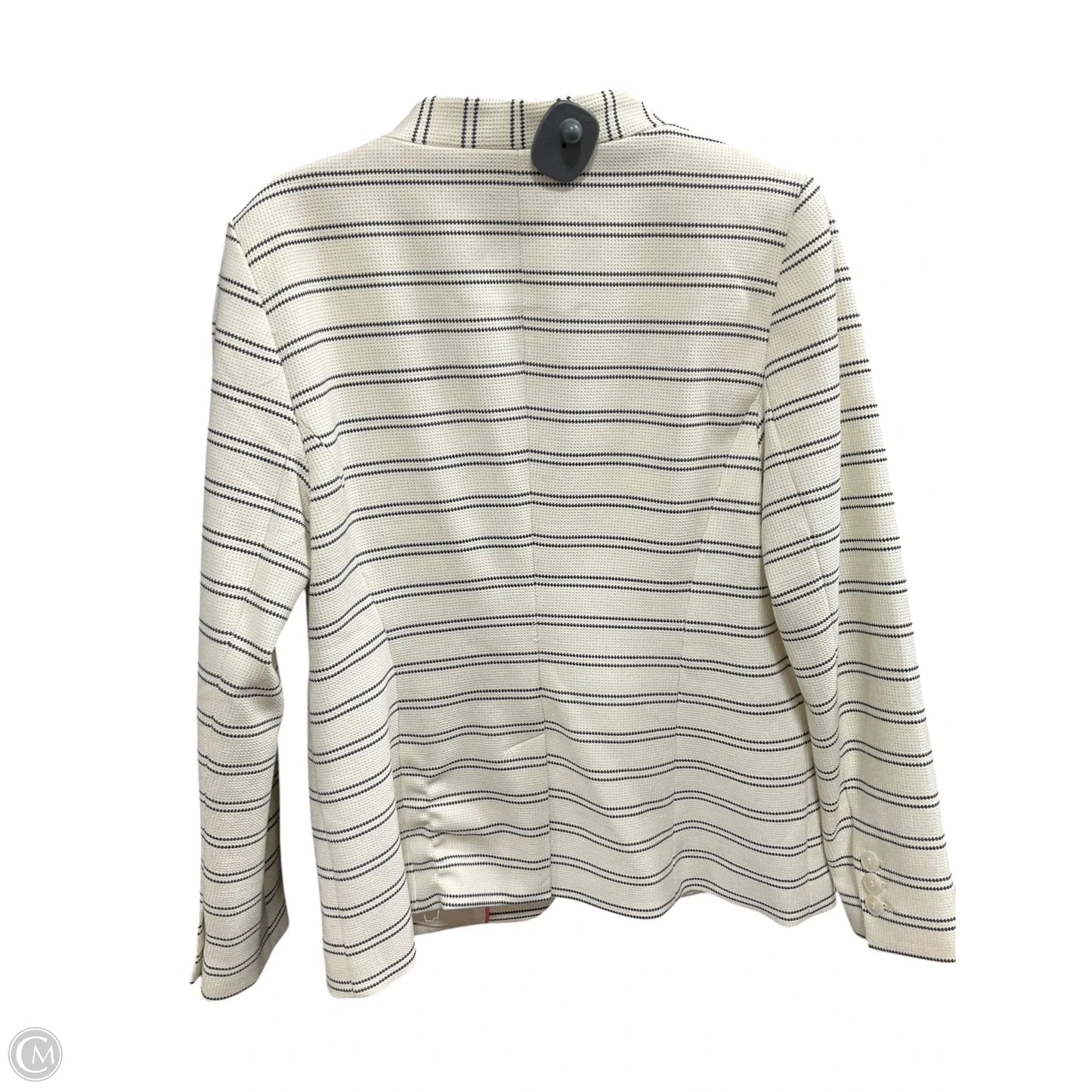 Blazer By Talbots In Striped Pattern, Size: 12