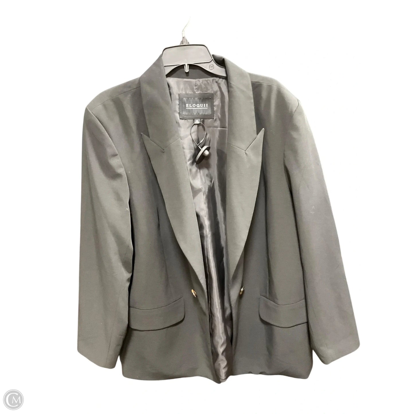 Blazer By Eloquii In Black, Size: 22