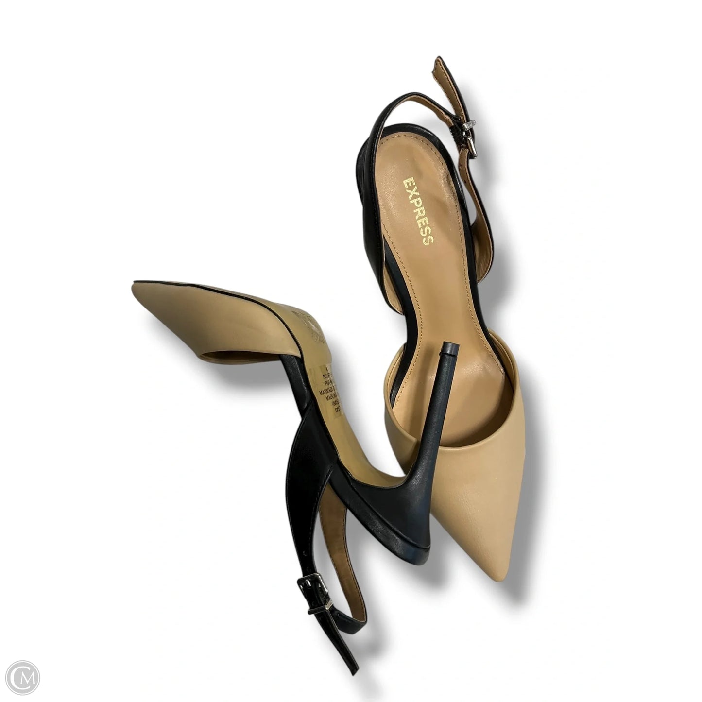Shoes Heels Stiletto By Express In Black & Tan, Size: 8