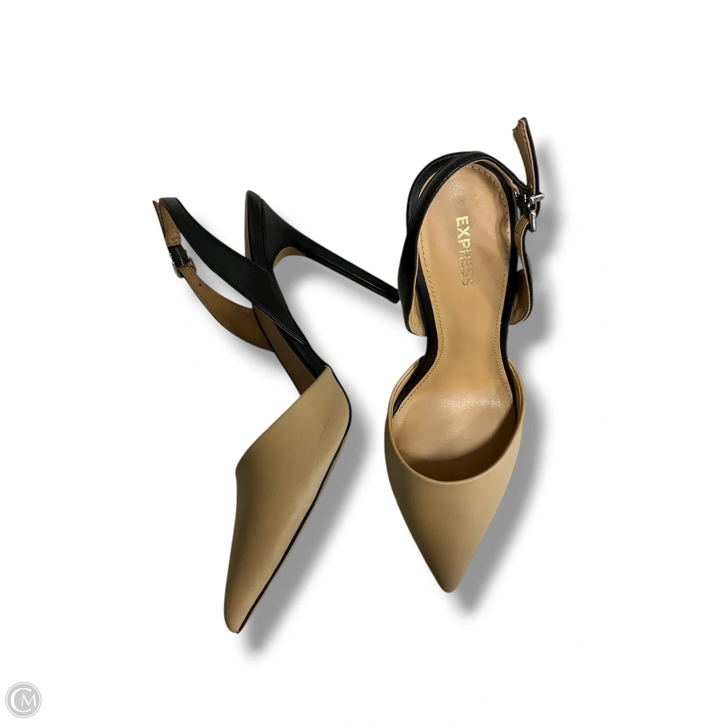 Shoes Heels Stiletto By Express In Black & Tan, Size: 8