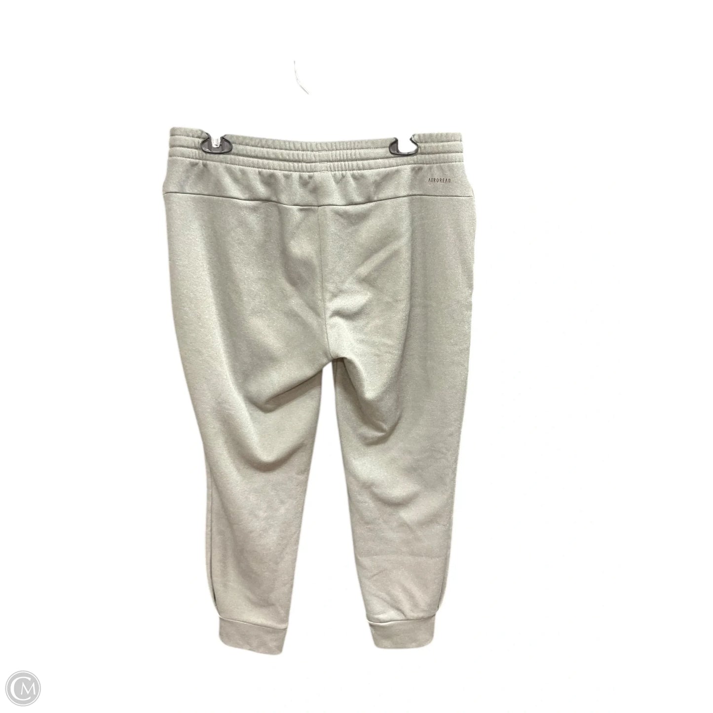 Athletic Pants By Adidas In Grey, Size: M