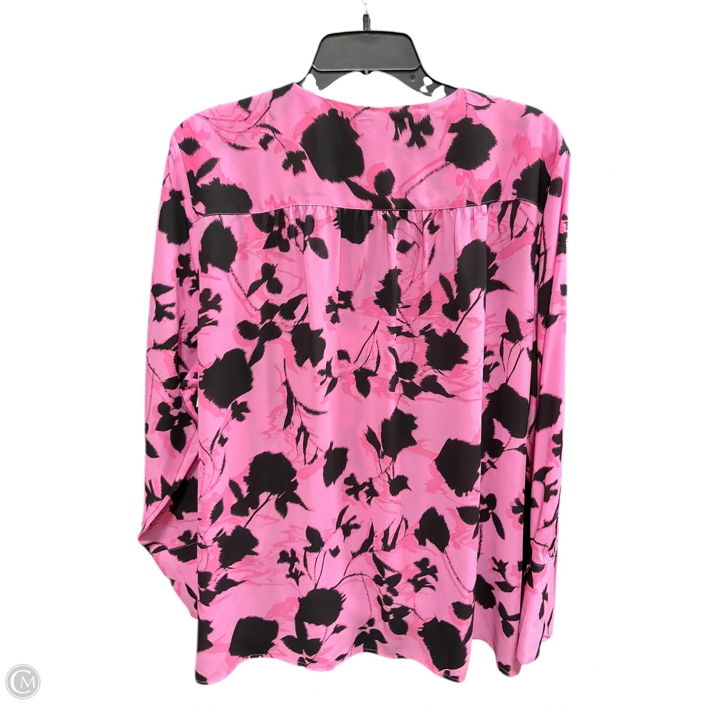 Top Long Sleeve By Inc In Pink, Size: 2x