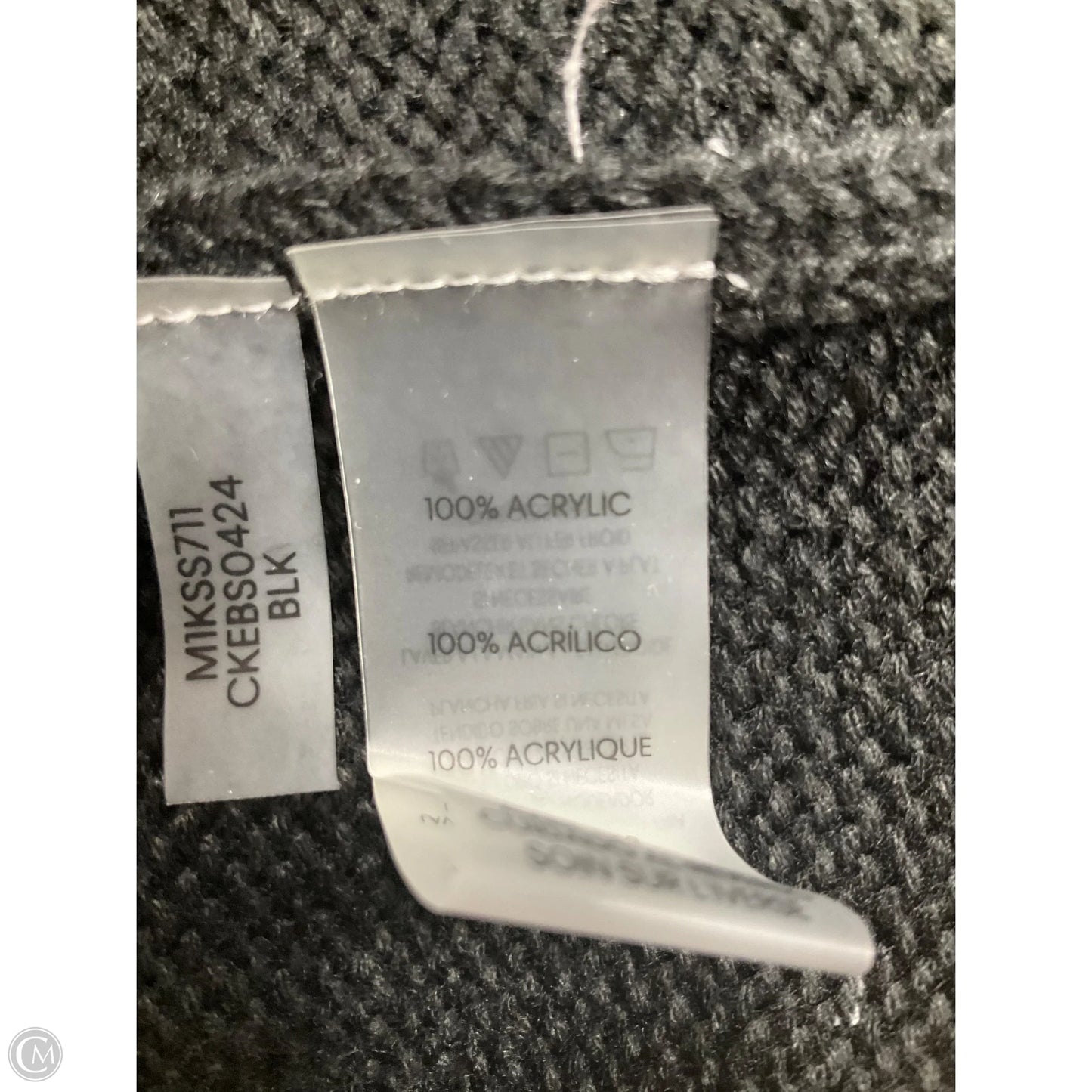 Sweater By Calvin Klein In Black, Size: L