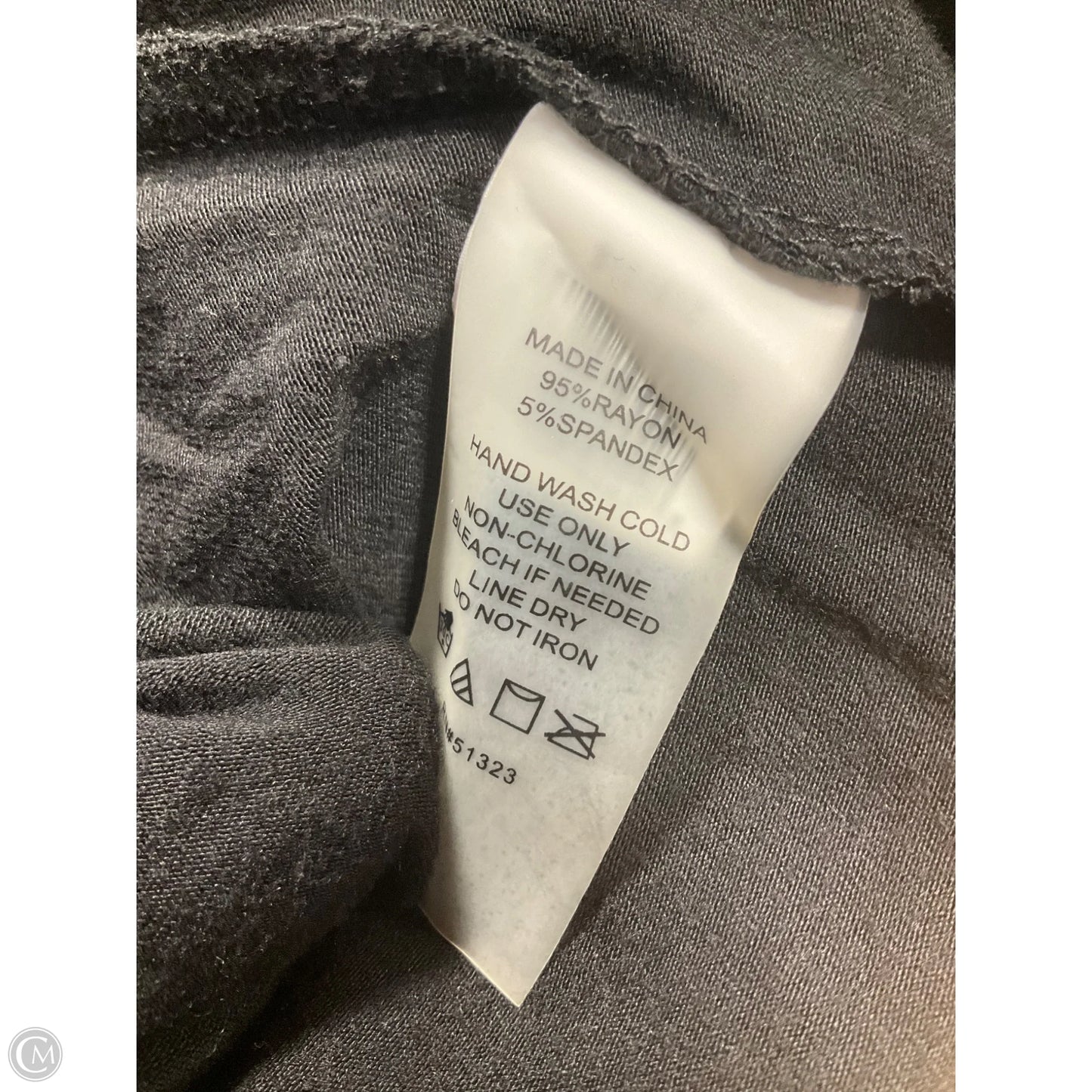 Top Long Sleeve Basic By Vince Camuto In Black, Size: Xl