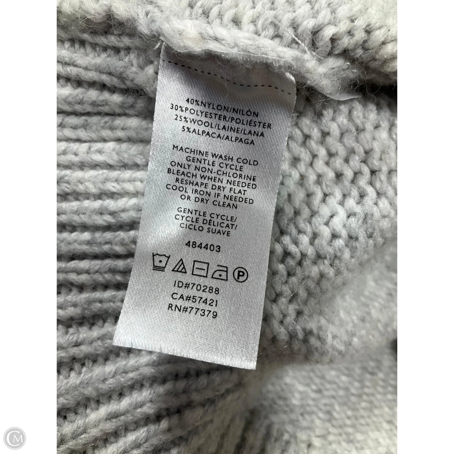 Sweater By Ann Taylor In Grey, Size: S
