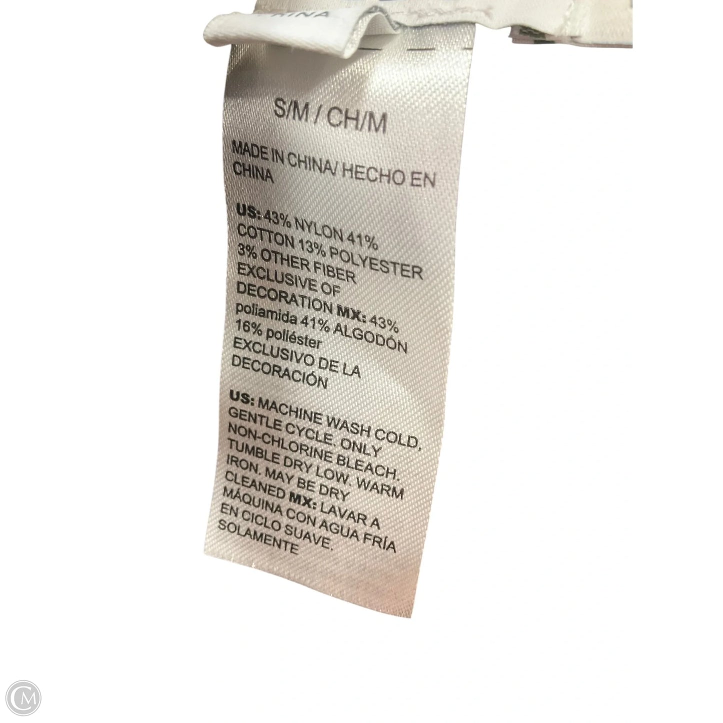 Poncho By Chicos In Black & Grey, Size: S