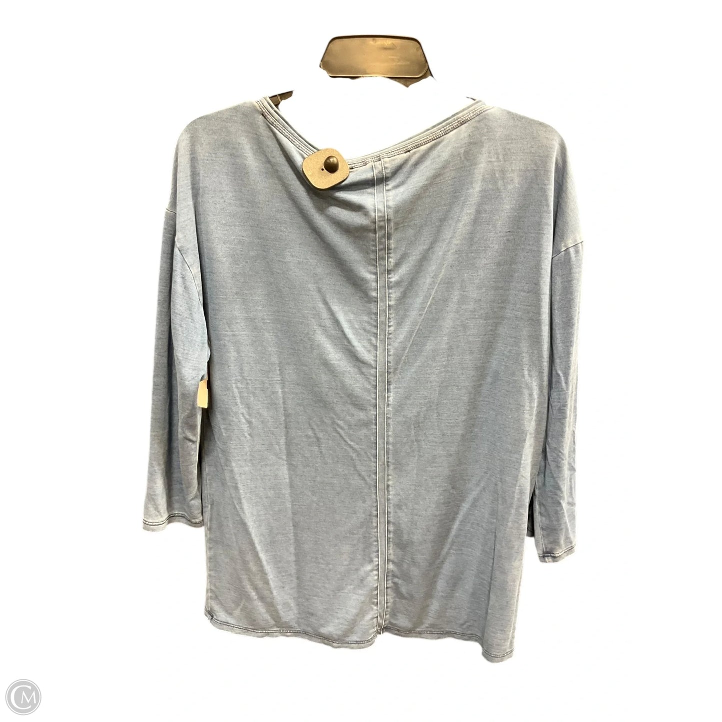Top 3/4 Sleeve By White House Black Market In Blue, Size: S