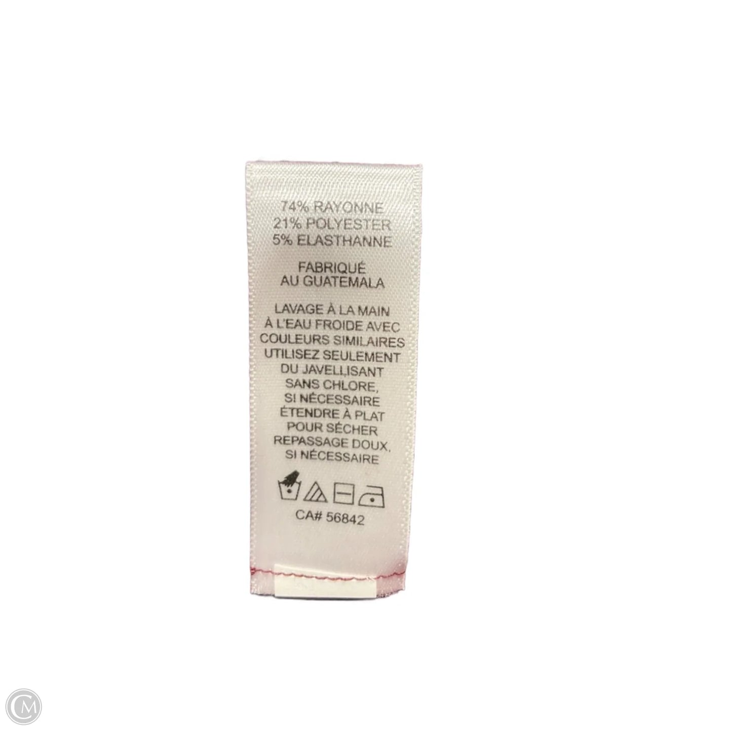 Top Long Sleeve By Express In Maroon, Size: Xs