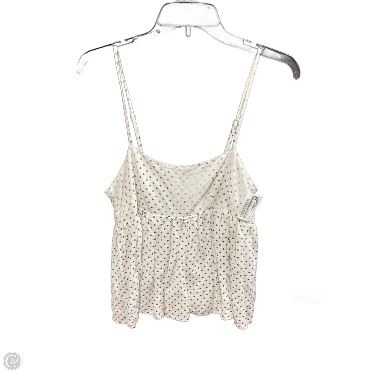 Top Sleeveless Designer By Kate Spade In Polkadot Pattern, Size: S