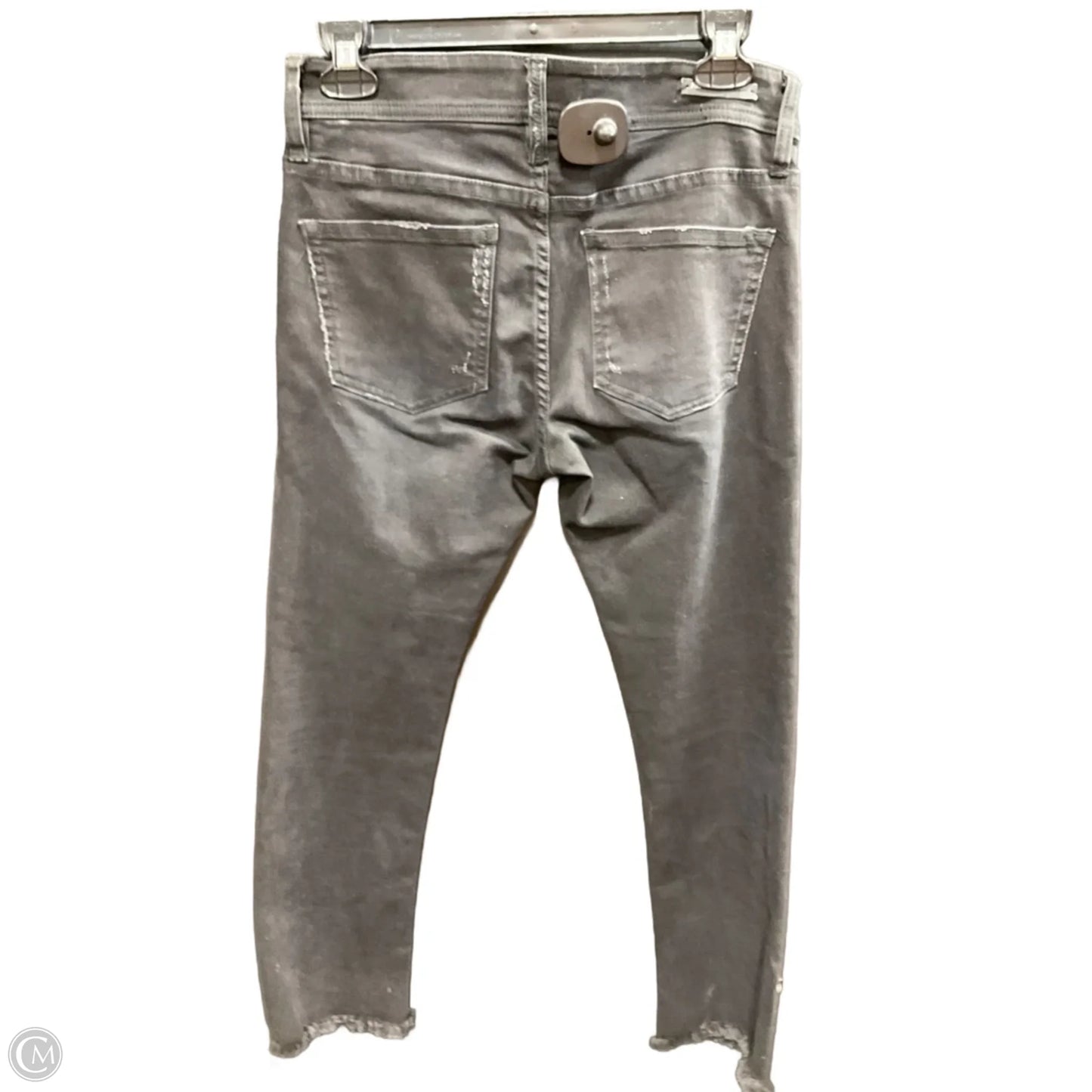 Jeans Straight By Pilcro In Black Denim, Size: 4