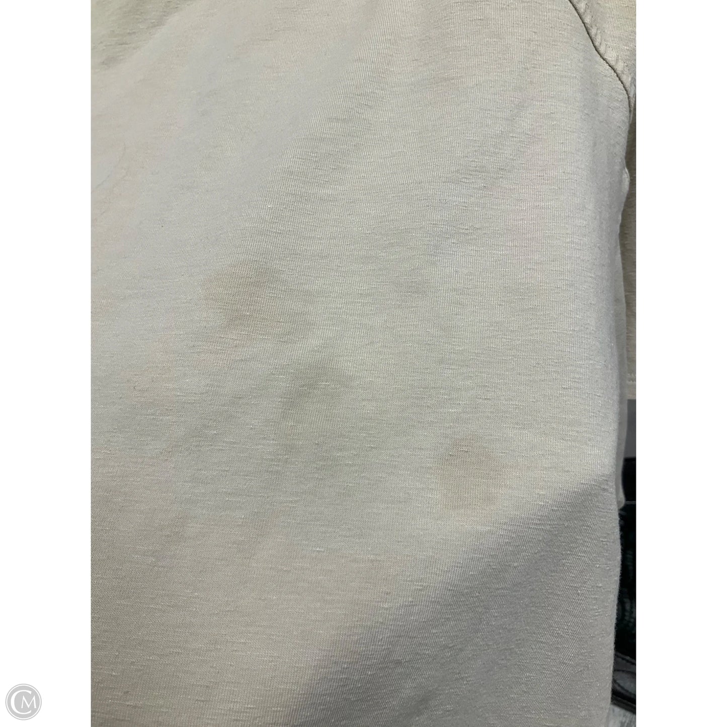 Athletic Top Short Sleeve By Lululemon In Beige, Size: 12