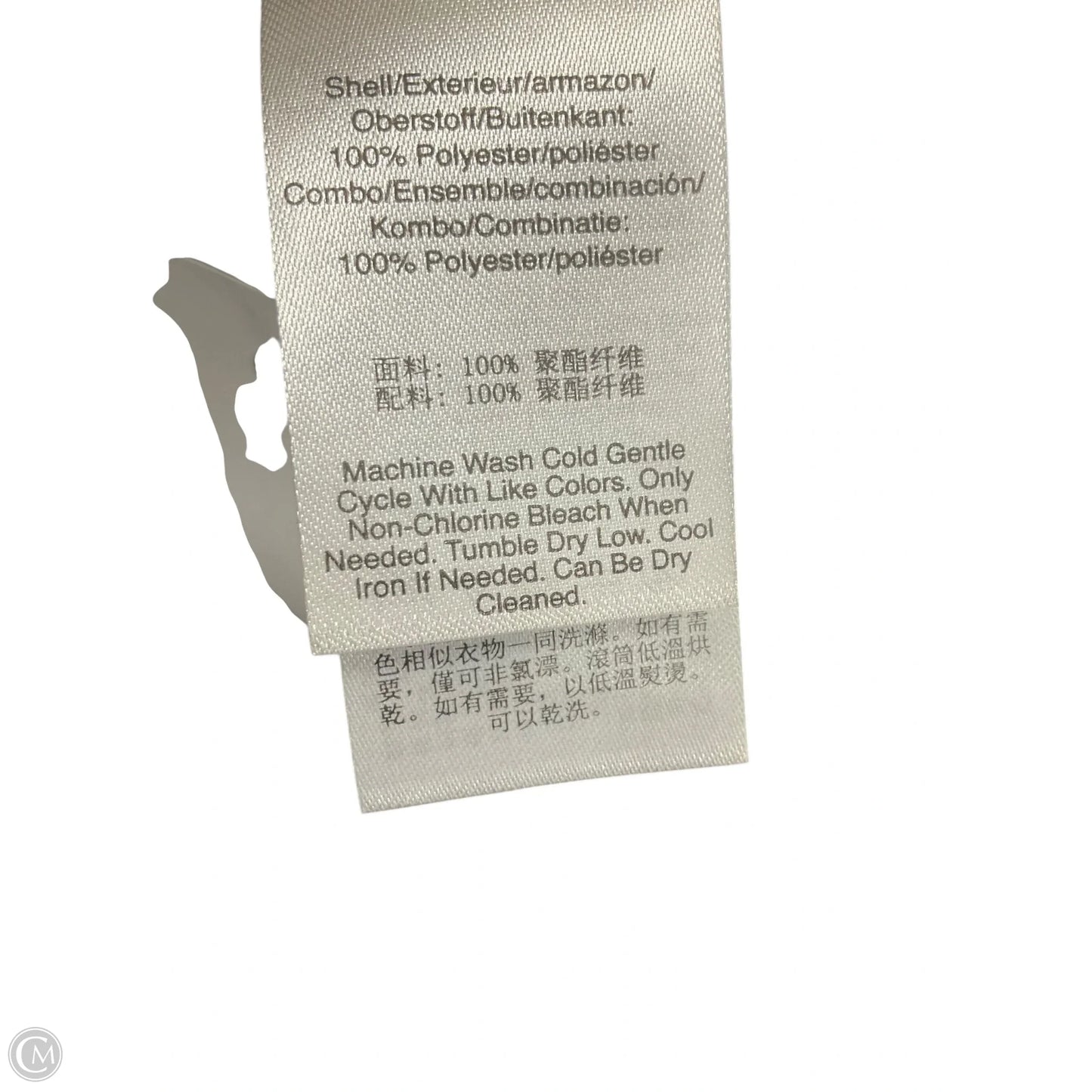 Top Long Sleeve By Dkny In Black, Size: L