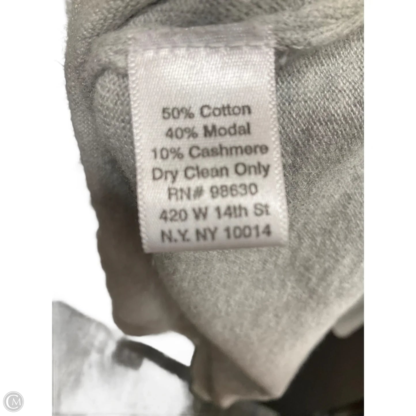 Cardigan By Lilla P In Grey, Size: L