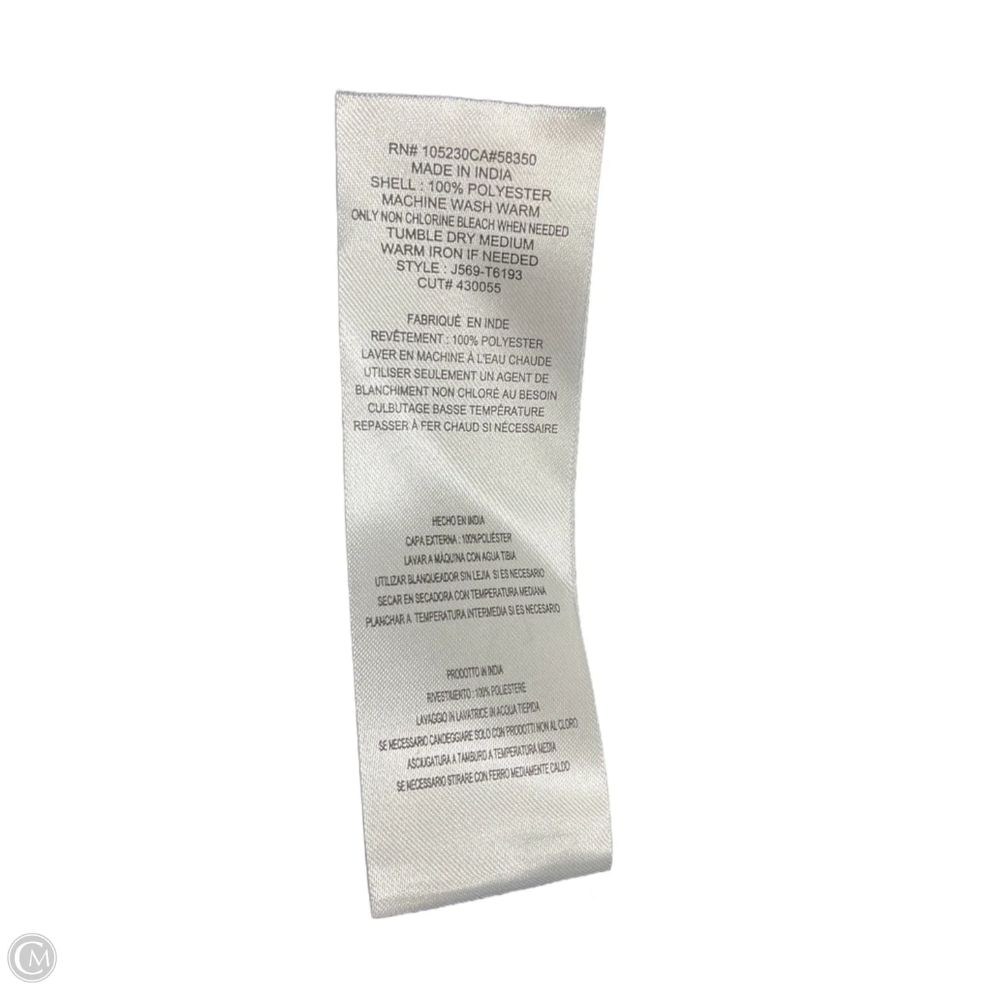 Top Long Sleeve By Parker In Blue & Brown, Size: S